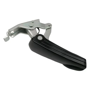 Originele Buddy Voetsteun - Links - Vespa GT / GTS / GTV - Aluminium / Glans Zwart - 57326R / CM017203