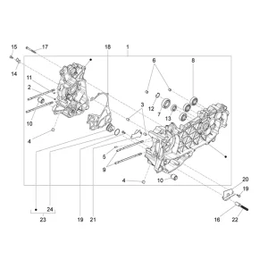 02 - Vespa Sprint 125 - 4T 3V iGet - Euro4 - ABS - 2016-2020 - ZAPMA1300 / ZAPMA1301 - Carter