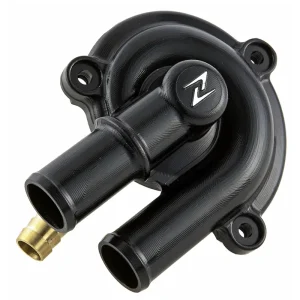 Zelioni Waterpompdeksel - Vespa GTS - Piaggio MP3 / Carnaby etc. - 125cc ~ 300cc - 877528 - Zwart / Chroom
